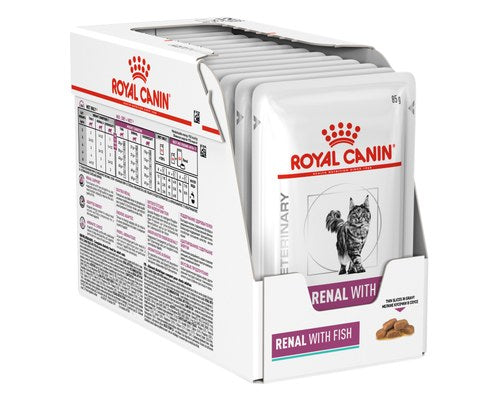 Royal Canin Renal With Fish Pouches (CAT) 85g x 12