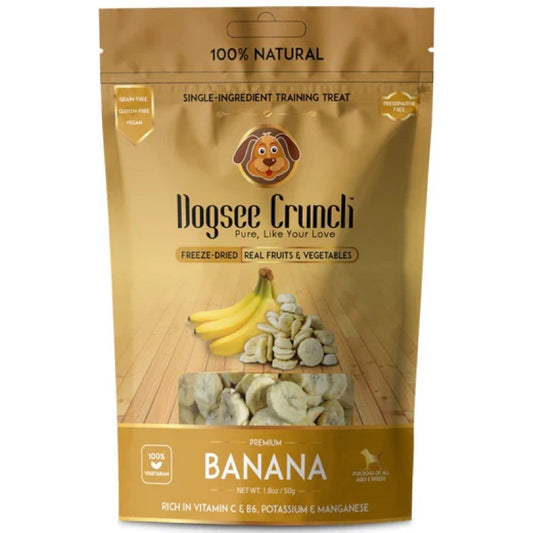 Dogsee Dried Banana | Dogsee Freeze Dried Banana | Passion Vet