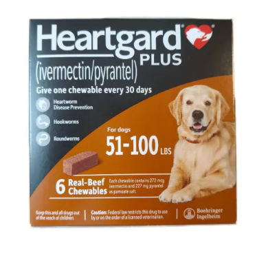 Heartgard Plus Chewable Dogs (23.1kg - 45.3kg)
