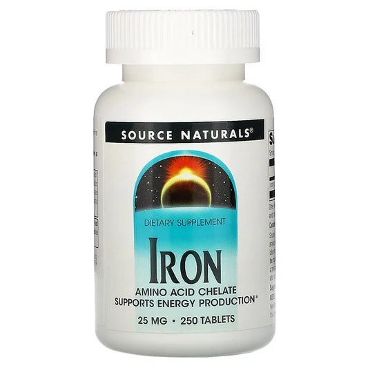 Source Naturals, Iron tablet 25 mg - price per tablet
