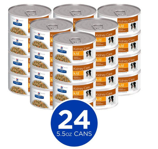 HILLS Science Diet Dog K/D Chicken and Vegetable Stew 156g x 24