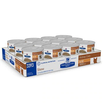 Hills Science Diet Cat K/D CHICKEN & VEGETABLE STEW 2.9OZ X 24
